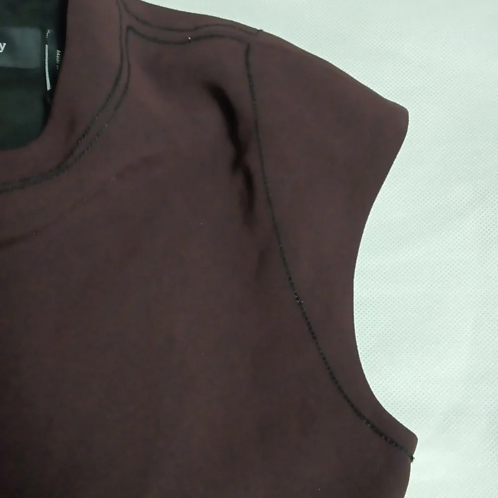 Theory Embroidered Cap Sleeve Admiral Crepe Shift Dress